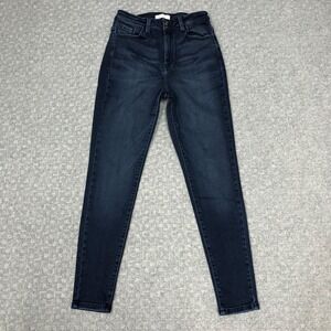 KanCan Kurvy Ultra High Rise Ankle Skinny Jeans Womens 27 Dark Wash Stretch Day